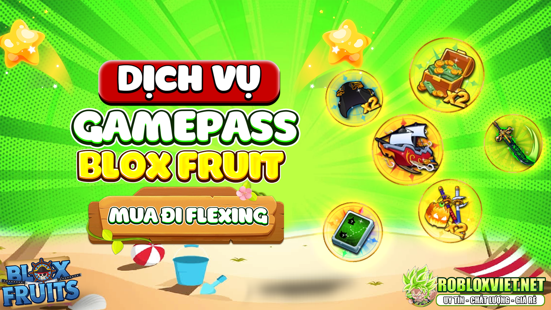 BÁN GAMEPASS BLOX FRUITS